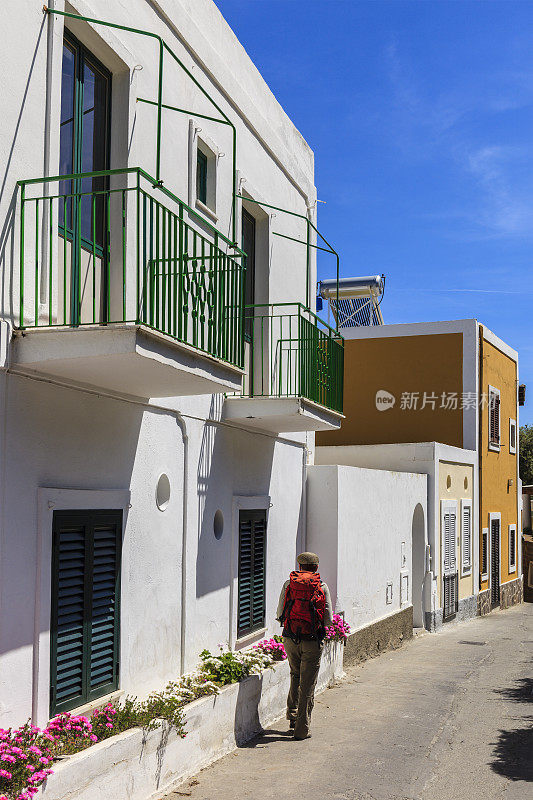 Panarea, Aeolian群岛，西西里岛